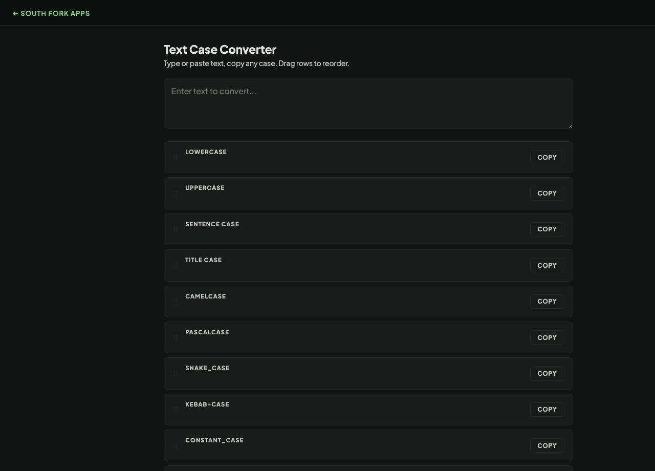 Text Case Converter interface preview