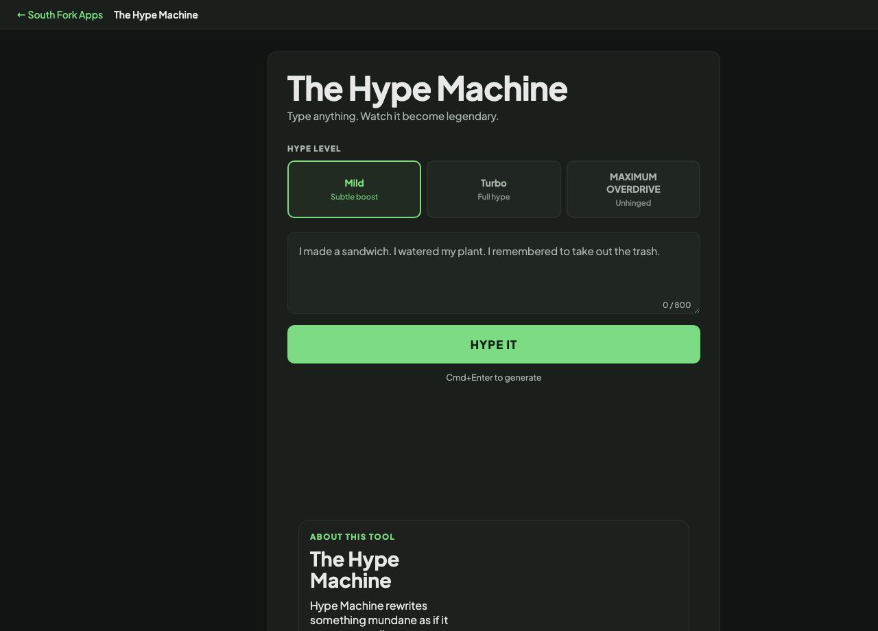 The Hype Machine interface preview